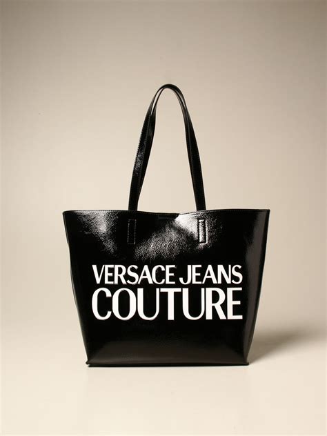 Borse Versace in Vernice Nero 